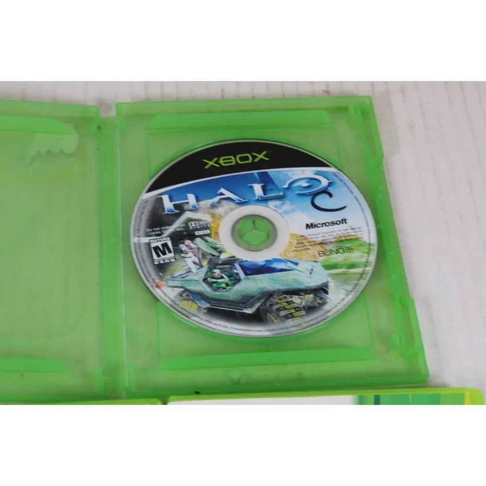 5 games: Halo, 3, 4, Reach, ODST (Microsoft Xbox) Authentic, tested